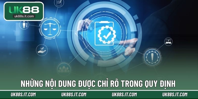 Những nội dung được chỉ rõ trong quy định